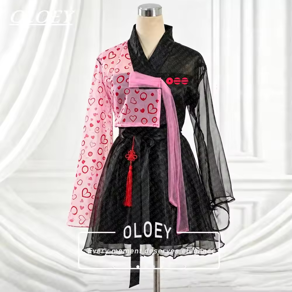 Modern Korean Lifestyle - OLOEY Modern Black Short Concert Hanbok